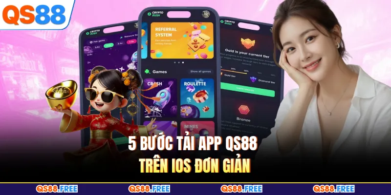 5 bước tải app QS88 trên ios đơn giản